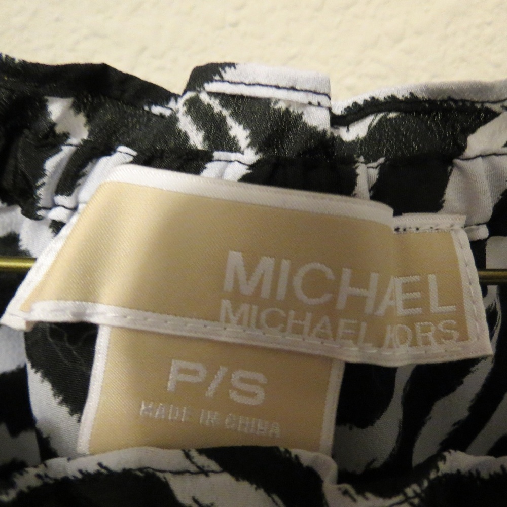 Michael Kors Summer Top Zebra print 100% polyester